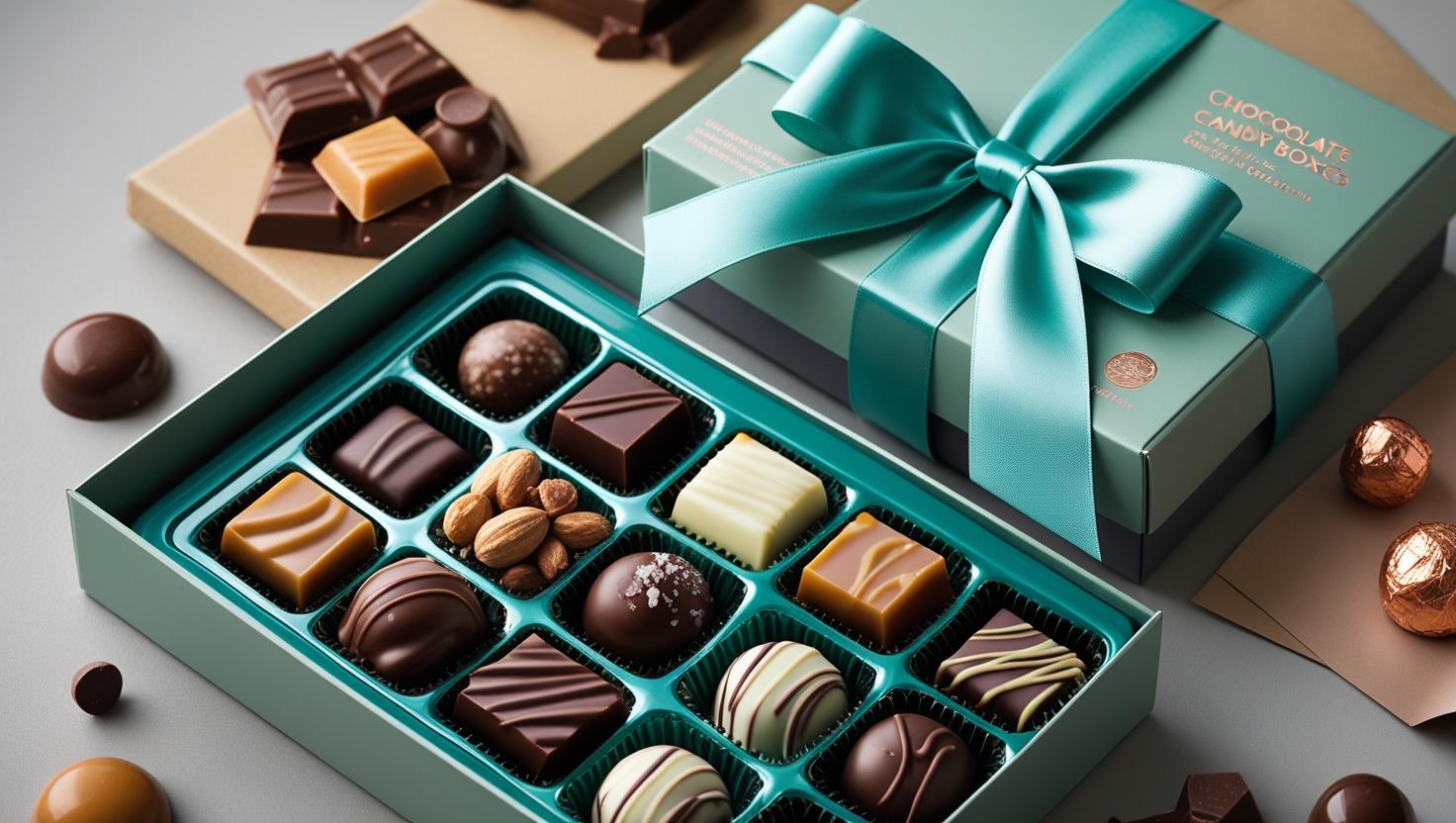 Custom Chocolate Candy Boxes - Image 1